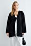 Tie-Front Bearded Knit Cardigan - 3