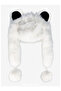 Panda Plush Beanie for Women