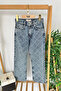 My Little One's Stone Diamond Pattern Girls' Jeans - Blue - 3