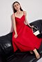 100% Cotton Poplin Strappy Midi Dress F7075Ax25Sm - 4