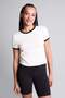 Slim Fit Crew Neck Sportsman Short Sleeve Ecru T-Shirt H9760Ax26Hs - 3