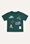 100% Cotton Oversized Printed Short Sleeve T-Shirt for Baby Boy I0134A526Au - 4