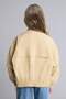 Water Repellent Half Fisherman Stand Collar Light Beige Jacket Girl Child H1234A826Au - 8