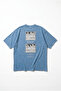 Men's Betrayal Printed Washable Oversize T-Shirt Baby Blue - 6
