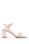 Women's Genuine Leather Heeled Sandals 889 837 Y Bn Sndlt Y23