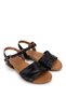 Women's Black Leather Sandals Sandals 766 0266 Byn Sndlt 21 - 2