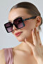 Women's uv400 butterfly silver accessory sunglasses 23066 c2 gradient - 4