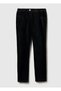 Girl's Black Velvet Jegging
