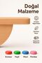Wooden Balance Game – Educational Motor Skill and Coordination Developer with Colored Rings - 4