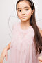 Powder Bead Detailed Skirt with Zigzag Pattern for Girls - Cherish - 4