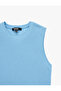 Crew Neck Sleeveless Knitwear Blouse - 7