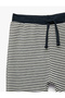 Tie-Waist Shirred Striped Jogger Sweatpants - 4