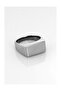 Silver Rectangular Men's Ring - 2