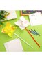 10pcs 10pcs DIY Paper Pinwheel Bulk White Blank Paper Pinwheel Craft Kits Boys Girls Summer Activiti - 5