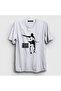 Unisex White Silhouettes The Walking Dead T-shirt220887tt