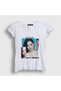 Women's White Poster Ahyeon Babymonster Baby Monster T-Shirt 609028Tt