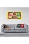 Patterned fabric wall covering, tapestry - 3