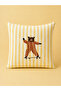 Story Friends Digitally Printed Polyester Kirlent Cover (Kr)