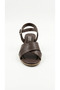 Brown Women's Genuine Leather Heeled Sandals 617.1568 - 3