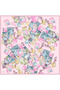 Pink Abstract Pattern 100% Twill Silk Scarf 4310 - 02 - 3