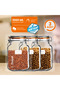 Environmental, Recyclable Material Jar Appearance, Ziplock, Food Storage Bag-3 Pieces-1000 ml