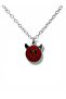 Red Devil Emoji Figured Unisex Necklace – Zamak Plated Gothic and Fun Jewelry with 60 cm Chain