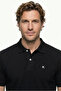 Polo Neck Slim Fit Slim Fit Embroidered Cotton T-Shirt - 3