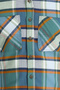 Long Sleeve Slim Fit Slim Fit Plaid Lumberjack Cotton Shirt - 3