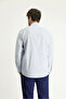 Long Sleeve Regular Fit Plaid Cotton Easy-Iron Shirt - 5