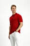 Polo Neck Regular Fit Pocketed Embroidered 100% Cotton T-Shirt - 3