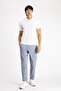 Slim Fit Slim Cut Cotton Polo Collar T-Shirt - 2