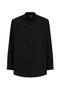 Long Sleeve Regular Fit Button Collar Linen Look Sports Cotton Shirt - 2