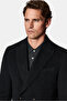 Plain Classic Coat with Regular Fit Wool - 4