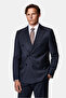 4 Drop Relaxed Fit Comfortable Cut Pointed Collar Elastic Waist Wool Patterned Double Breasted Suit - 2