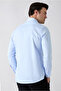 Long Sleeve Classic Italian Collar Striped Slim Fit Breathable Cotton Shirt - 6