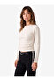 Cotton Slim Fit Long Sleeve Crew Neck T-Shirt with Side Drawstrings and Tie - 2