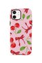 iPhone 12 Vorian Double Layer Case Cherry Ribbon Garden