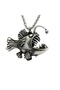 Silver Lantern Fish Niche Creative Trend Simple Fashion Pendant Chain Necklace Hip Hop Men and Women