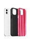 iPhone 11 Vorian Double Layer Case Raspberry Bold Stripe - 3