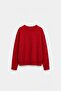 Red Bella Oversized Sweater - 4