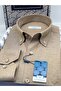 Classic Long Sleeve Cotton Collared Buttoned Gift Boxed Easy-Iron Men's Shirt Fs-003897 - Brown - 8
