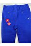 Girl's Cobalt Blue Cotton Leggings Pants - 6