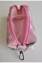 Pink Bow Patterned Zippered Mini Wallet Keychain & Bag Accessory - 3
