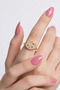 Hello Kitty Zircon Stone Adjustable Ring Premium Design - 3