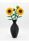 Lego Flowers Compatible Special Modern Design Decorative Bioplastic Black Lego Flower Vase Lgvz-M2-Syh - 3