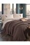 Royal Crest Double Bedding Pique Set Brown