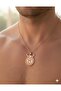 Velvet Copper Taurus Sign Copper Necklace Handmade Boho Spiritual Gift - 4
