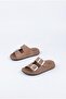 1608 Mulex Soft Anatomical Flexible Soft Sole Two Buckle Women's Slippers - 7