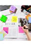 Sticky Notes 76mm x 76mm, 500 Sheets – Self Adhesive Sticky Pads, Strong Stick Notepads - 3