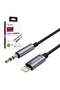 Swr1504C/93 1.2 Meter Lightning 2.5mm Slim Stereo Audio Cable - Mfi Braided Design